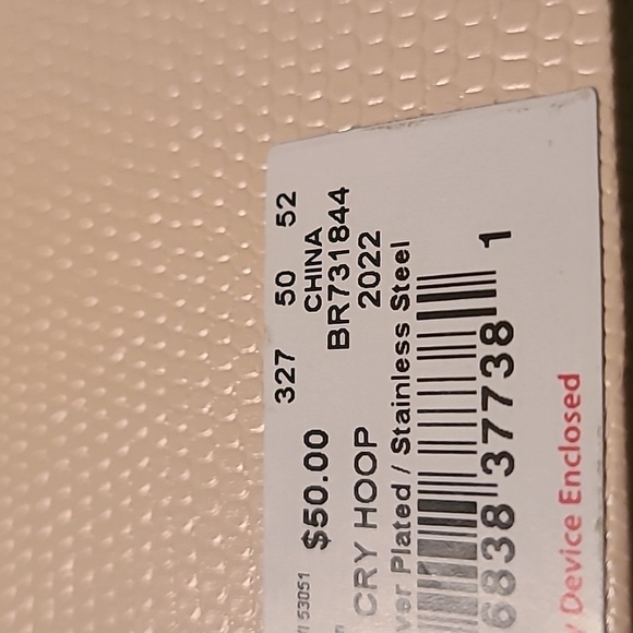 CHRYSTINA GENUINE CRYSTAL HOOP EARRINGS - Picture 9 of 13